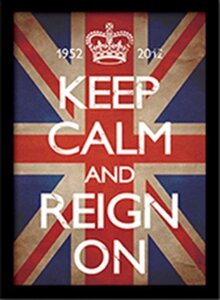 Постер у рамі Keep Calm and Reign On 30 х 40 см