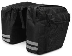 Велосипедна сумка на багажник, велоштани 25L Korbi чорний