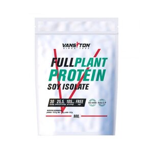 Протеїн Vansiton Full Plant Protein Soy Isolate, 900 грам Лісовий горіх
