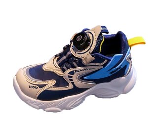 Стильні кросівки з BOA темно-сині, розмір 27