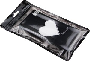 Чехол-накладка TOTO Glass Fashionable Case Apple iPhone 6 Plus/6S Plus White Heart on Black
