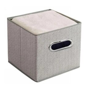 Коробка складна для зберігання речей Stenson 332323WB 33х23х23 см сіра
