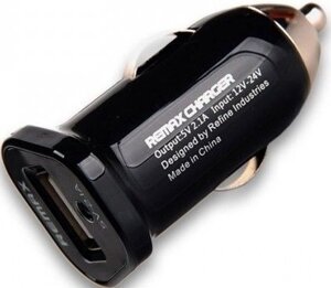 Автомобильное зарядное устройство Remax 2.1 A Car Charger Black
