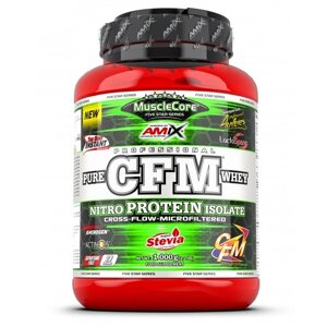 Протеїн Amix Nutrition MuscleCore CFM Nitro Protein Isolate, 1 кг Полуниця