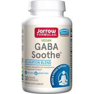Амінокислота Jarrow Formulas GABA Soothe, 30 вегакапсул