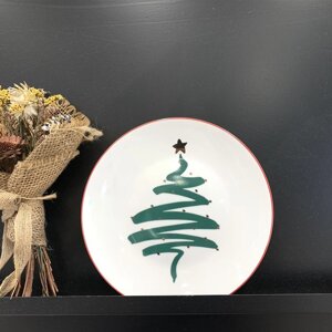 Тарілка десертна Новорічна Christmas tree 8995 20.6 см