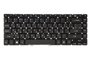 Клавiатура для ноутбука ACER Aspire V5-471 чорний, без фрейма