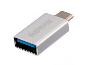 Перехідник Transcend RA-OTG1 USB (F) to Type C (M) Silver Remax 340907