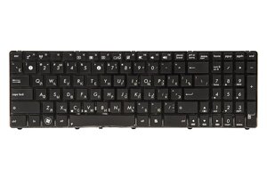 Клавiатура для ноутбука ASUS K50, K50A, K50I чoрний, чoрний фрейм
