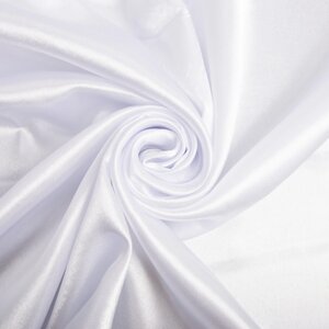 Тканина костюмна креп-сатин білій