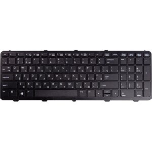 Клавіатура для ноутбука HP Probook 450, 450 G1, 455 чорний, чорний фрейм
