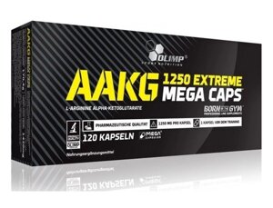 Амінокислота Olimp AAKG 1250 Extreme Mega Caps, 120 капсул