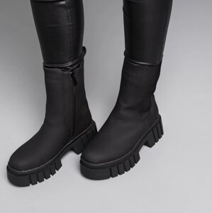 Черевики жіночі зимові Fashion Rosie 3876 37 розмір 24 см Чорний