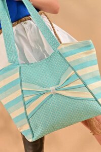 Жіноча пляжна сумка голуба 7-5031