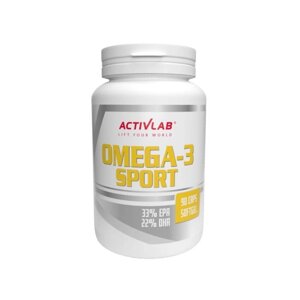 Жирні кислоти Activlab Omega-3 Sport, 90 капсул