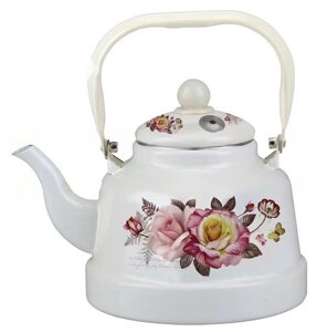 Чайник на плиту Edenberg Троянди EB-3356-Roses-White 2.5 л білий