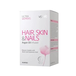 Вітаміни та мінерали VPLab Ultra Women's Hair, Skin Nails, 90 капсул