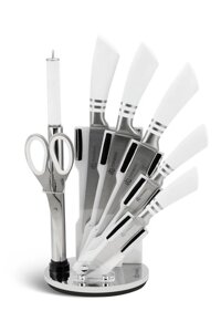 Набір кухонних ножів Edenberg EB-906 8 предметів білий