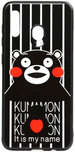 Чехол-накладка TOTO Cartoon Print Glass Case Samsung Galaxy A20/A30 Kumamon