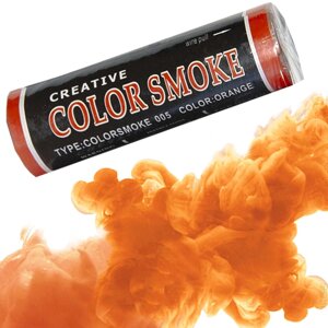 Димова шашка кольоровий дим для фотосесії помаранчевий