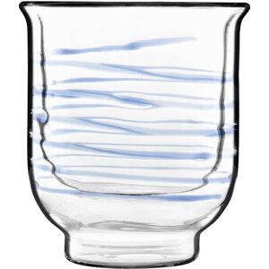 Склянка низька з подвійним дном Luigi Bormioli Thermic Glass A-12810-G-4102-AA-01 235 мл синій