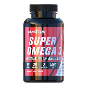 Жирні кислоти Vansiton Super Omega-3, 60 капсул