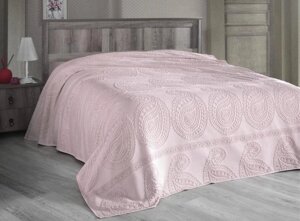 Махрова простирадло Arya Misley AR-TR1001606-pink 200x220 см рожева