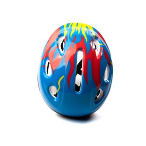 Шолом захисний дитячий для катання Profi, велосипедний шолом розмір середній (26-20-12 см) Синій