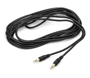 Аудіо кабель PowerPlant 3.5 мм M-M, 5м