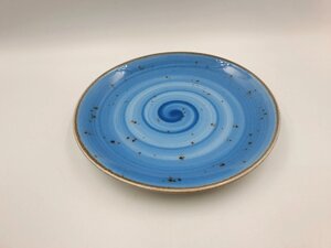 Тарілка супова TULU spiral-blue-21 21 см блакитна
