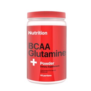 Амінокислота BCAA AB Pro ВСАА + Glutamine, 1 кілограм Полуниця