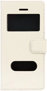 Чехол-книжка TOTO TPU material case iPhone 5/5S White