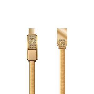 Кабель Lightning-microUSB-Type-C-USB 1 м Gplex Remax RC-070th-Gold