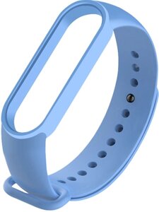 Ремешок UWatch Replacement Silicone Band For Xiaomi Mi Band 5/6/7 Light Blue