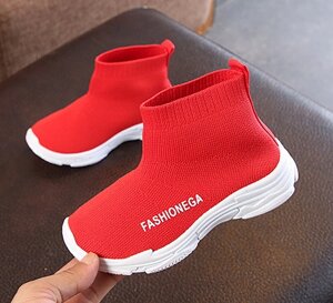 Текстильні кросівки Fashionega червоні, розмір 35