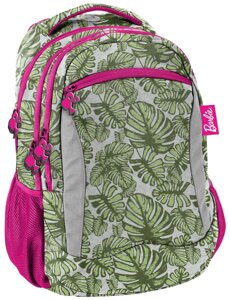 Барвистий жіночий рюкзак 25L Paso Barbie Tropical Leaves BAL-2808