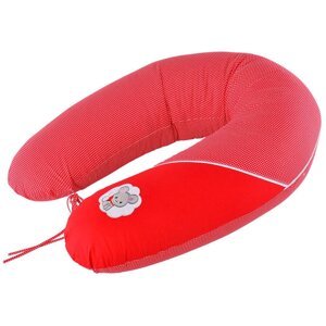 Подушка для вагітних та годування ТM PAPAELLA 30х190 см горошок червоний