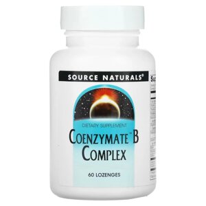 Вітаміни та мінерали Source Naturals Coenzymate B Complex, 60 льодяників Апельсин