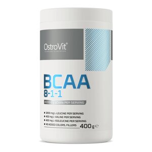 Амінокислота BCAA OstroVit BCAA 8:1:1, 400 грам Лимон