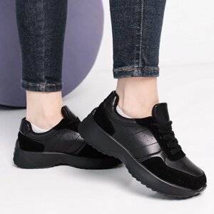 Кросівки жіночі Fashion Chris 3894 37 розмір 23,5 см Чорний