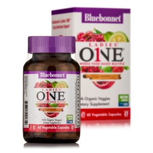Вітаміни та мінерали Bluebonnet Nutrition Ladies ONE, 60 вегакапсул