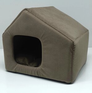 Будиночок для собак і котів Бліц Коричневий No2 390х450х400