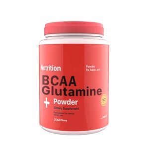 Амінокислота BCAA AB Pro ВСАА + Glutamine, 236 грам Полуниця