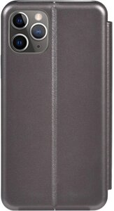 Чехол-накладка TOTO Book Rounded Leather Case Apple iPhone 11 Pro Max Gray
