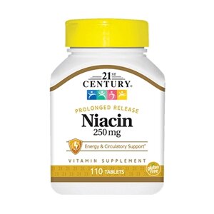 Вітаміни та мінерали 21st Century Niacin 250 mg, 110 таблеток