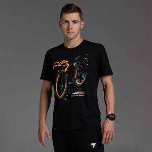 Чоловіча футболка Trec Nutrition Endurance Tri Bike 127, Black M