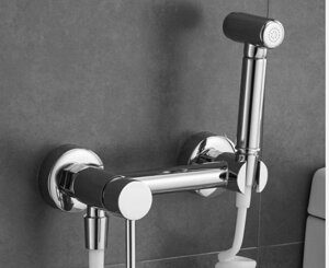 Гігієнічний душ для унітазу латунний WanFan змішувач для біде настінний зі шлангом Хромований
