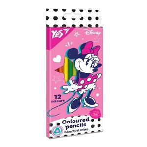 Набір кольорових олівців Yes Minnie Mouse 290668 12 кольорів