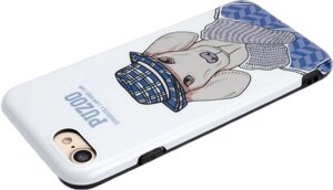 Чехол-накладка PUZOO Artdog Phone iPhone 7/8/SE 2020 White Ravan