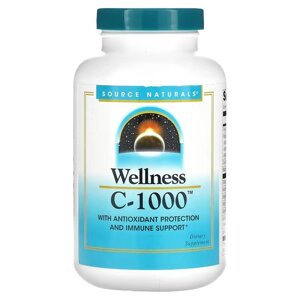 Вітаміни та мінерали Source Naturals Wellness Vitamin C-1000, 50 таблеток